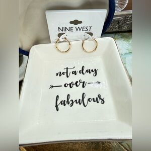 Nine West earrings Jewelry trinket tray